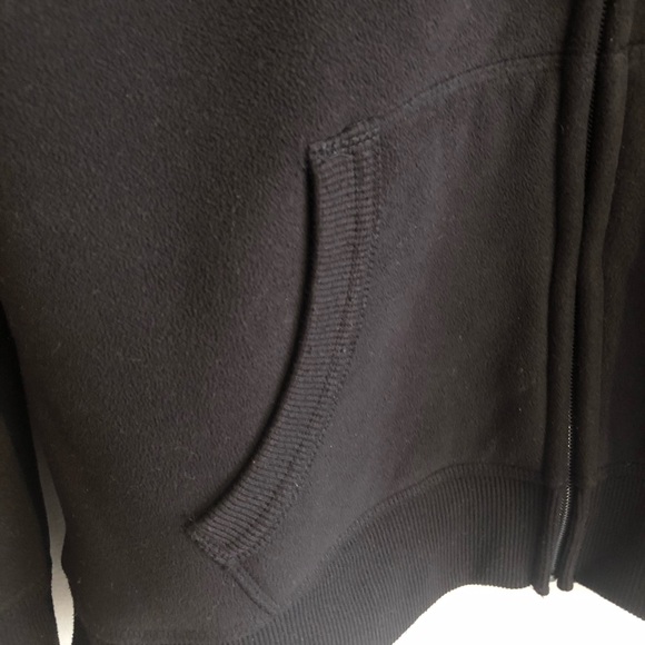 Old Navy Black fleece hoodie Size XL - Picture 6 of 6